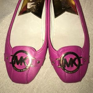 Pink Michael Kors flats